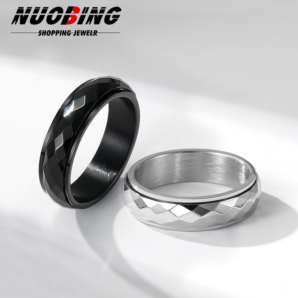Initial Ring Custom - Erkek anti-basınç paslanmaz çelik halka eşkenar