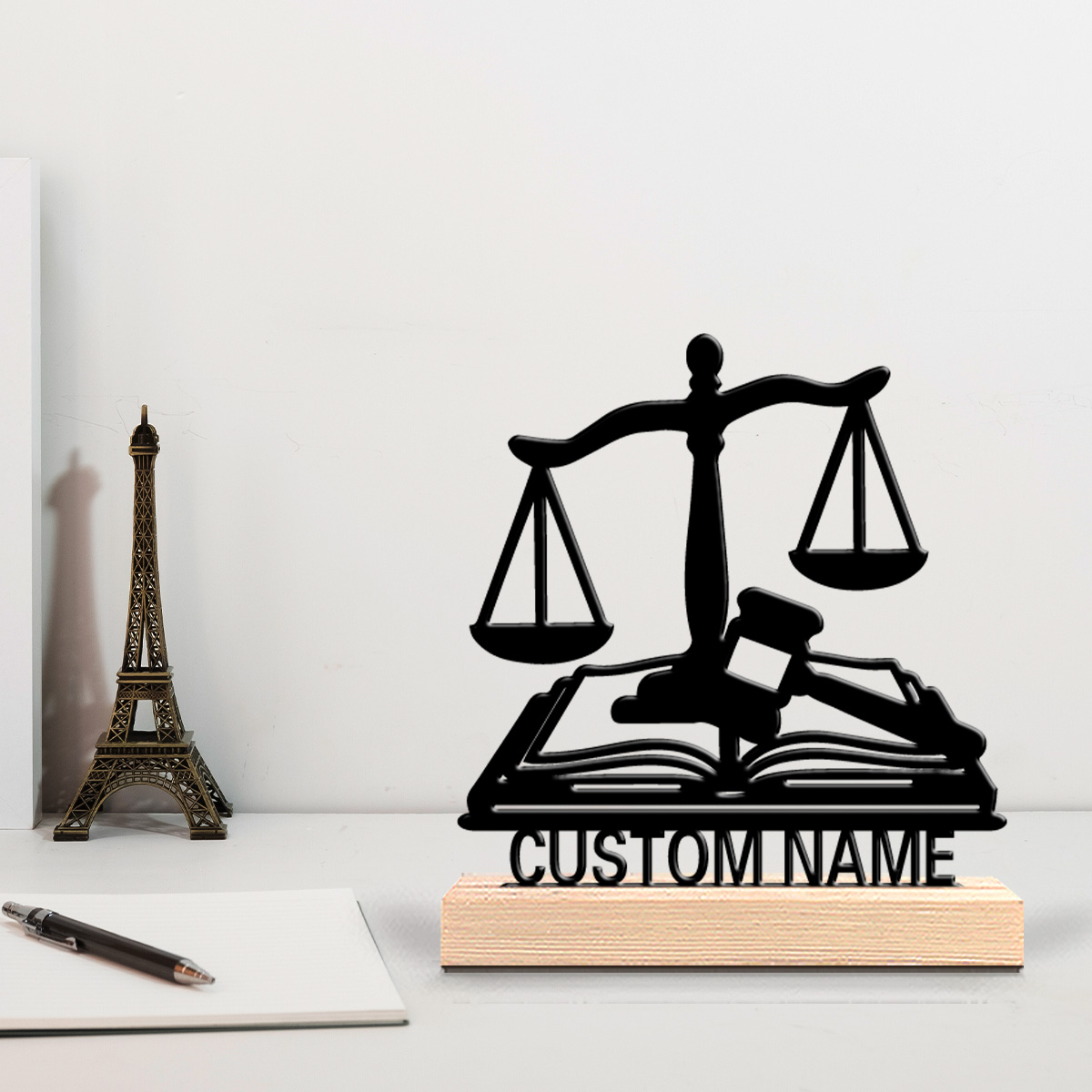Engraved Wood Frame - 1 adet Eğlenceli Kişiselleştirilmiş Özel Denge