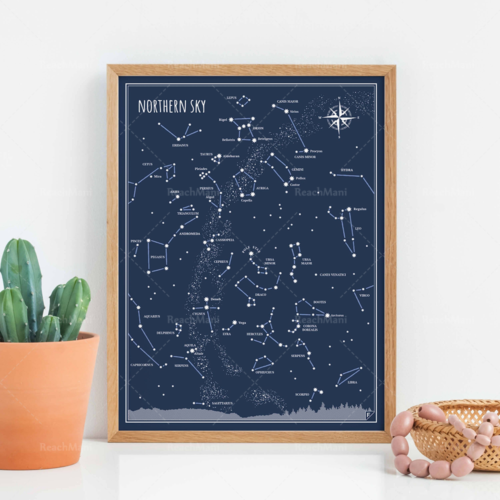 Küçük ve Büyük Astronom Baskıl - Custom Star Map incelemesi ve fiyatı