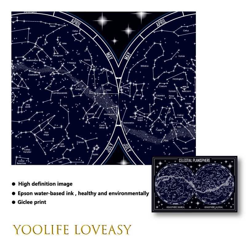 Göksel Planisfer Haritası Tuva - Custom Star Map incelemesi ve fiyatı